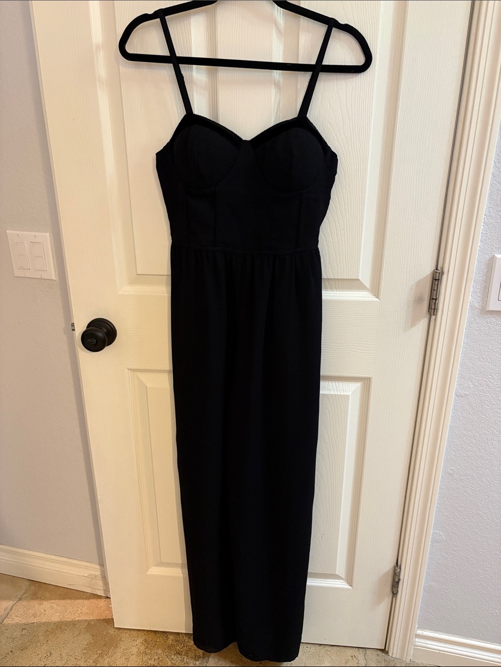 Band of Gypsies Black Spaghetti Strap jumpsuit